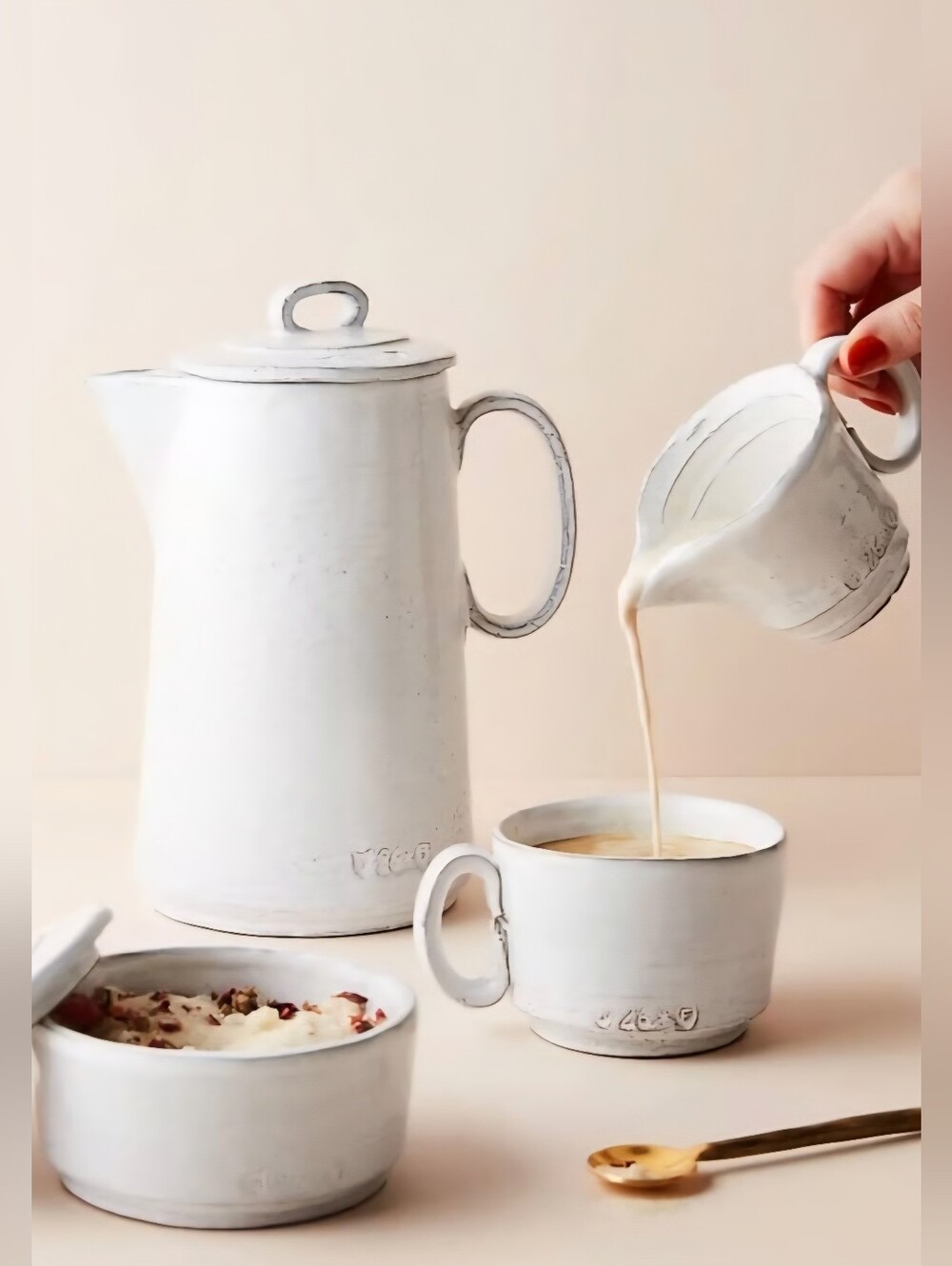 Anthropologie, The Glenna Italian Earthenware Teapot